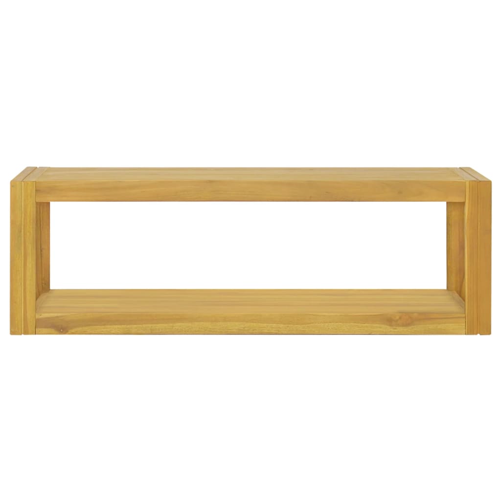 Armoire murale de salle de bain 110x45x35cm Bois de teck solide - XIOS