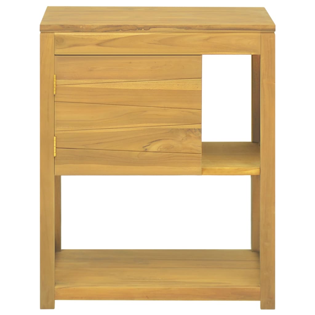 Armoire de salle de bain 60x40x75 cm bois de teck solide - XIOS