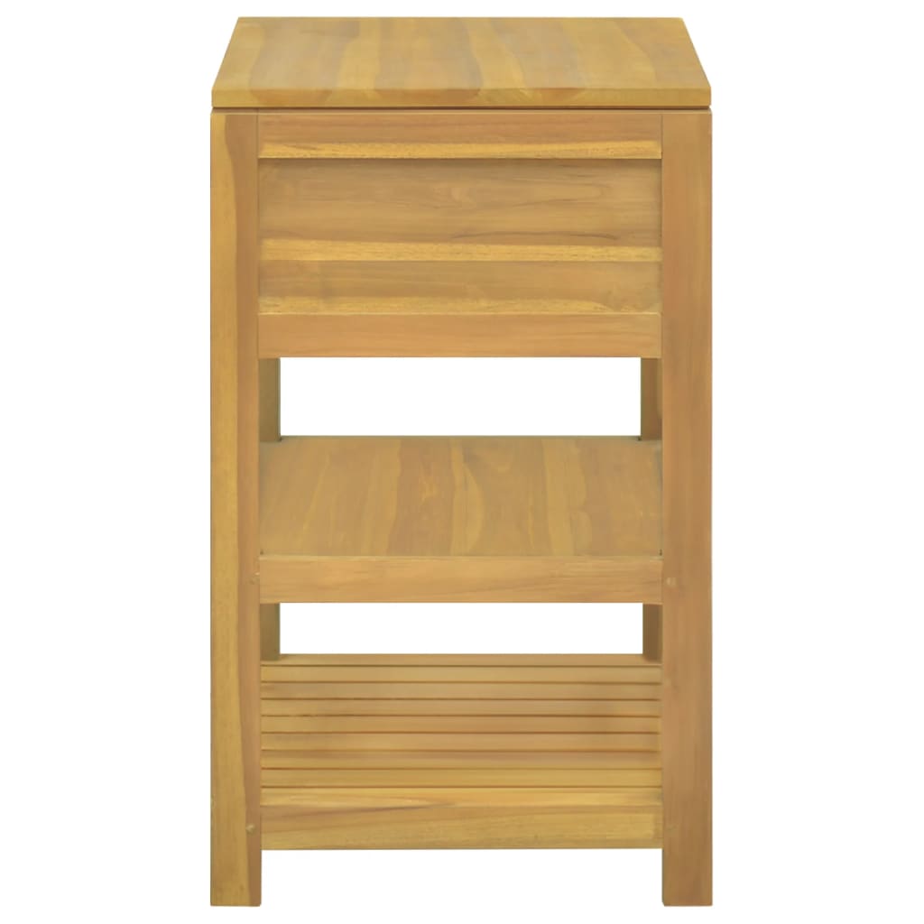 Armoire de salle de bain 60x45x75 cm Bois de teck solide - XIOS