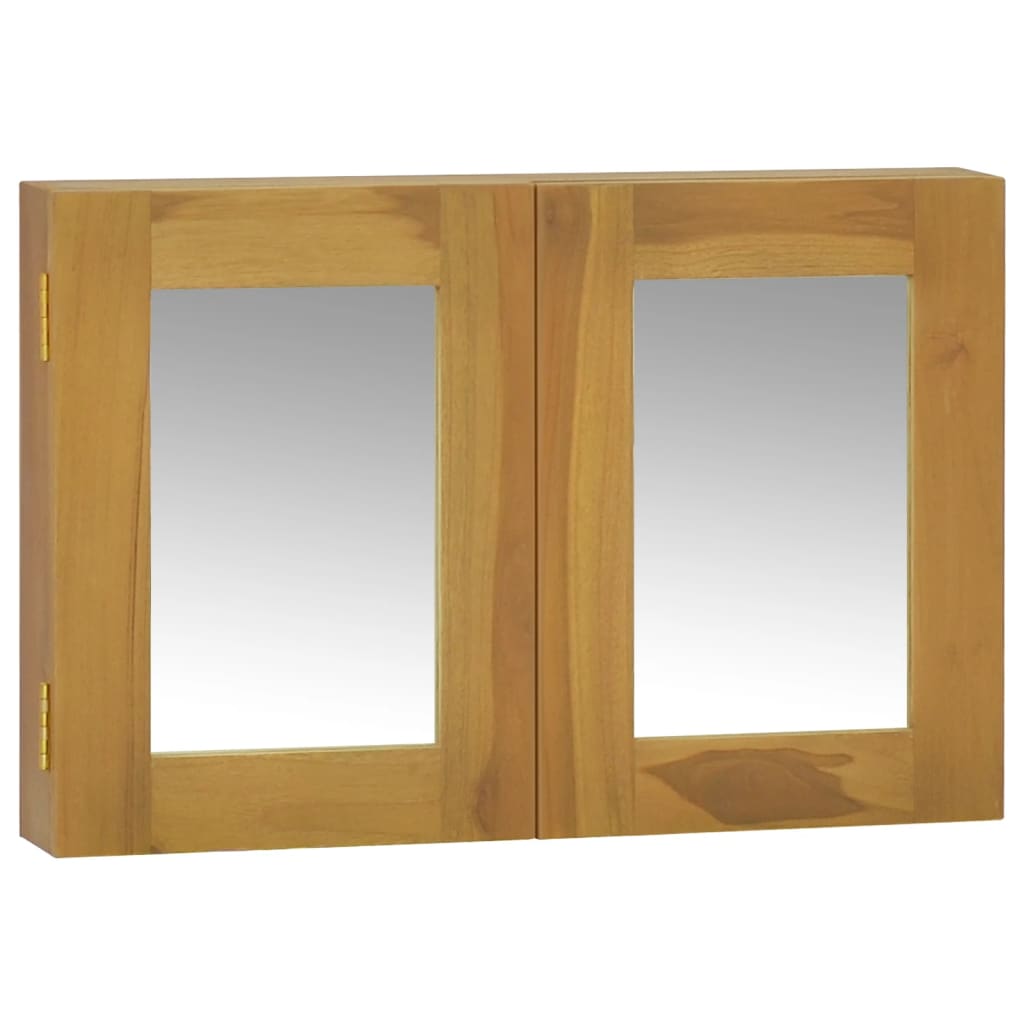 Armoire à miroir 60x10x40 cm Bois de teck solide - XIOS