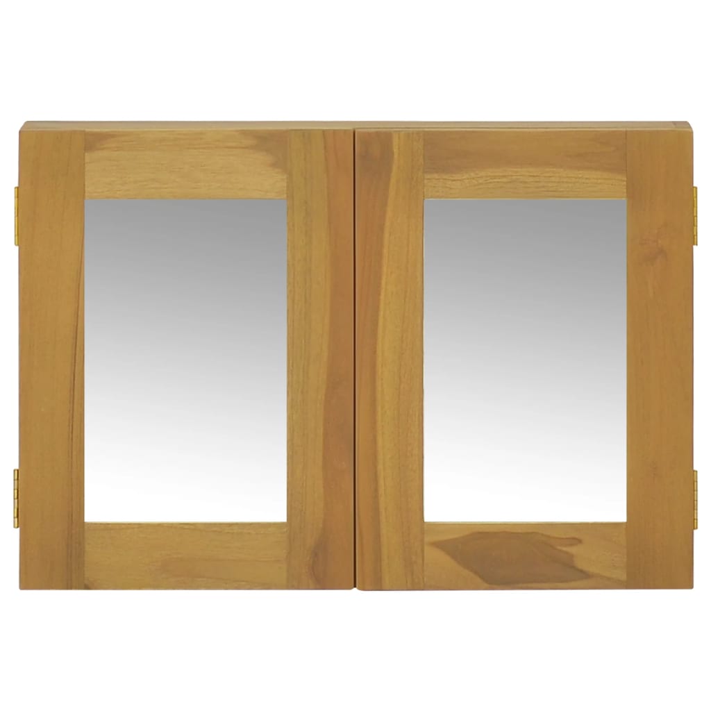 Armoire à miroir 60x10x40 cm Bois de teck solide - XIOS