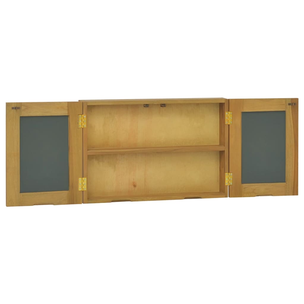 Armoire à miroir 60x10x40 cm Bois de teck solide - XIOS