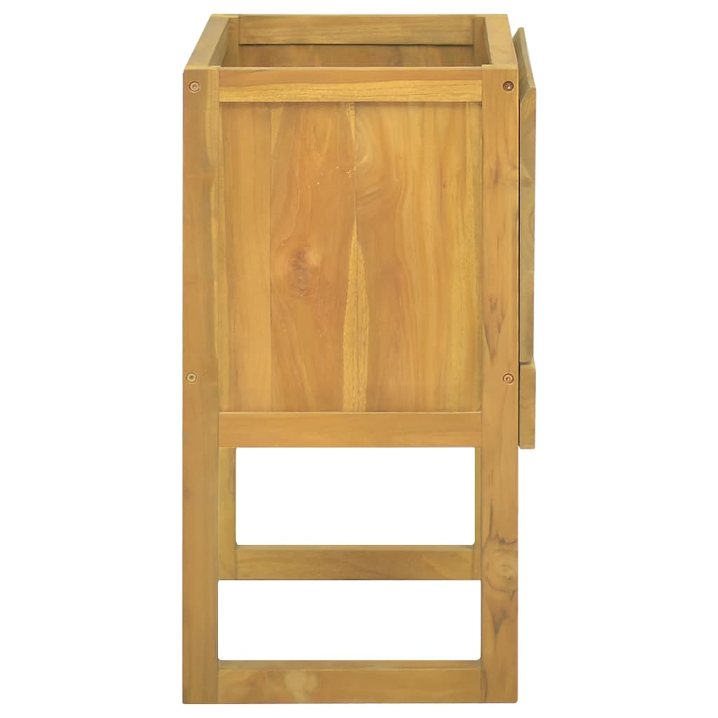 Armoire de salle de bain 60x40x75 cm bois de teck solide - XIOS