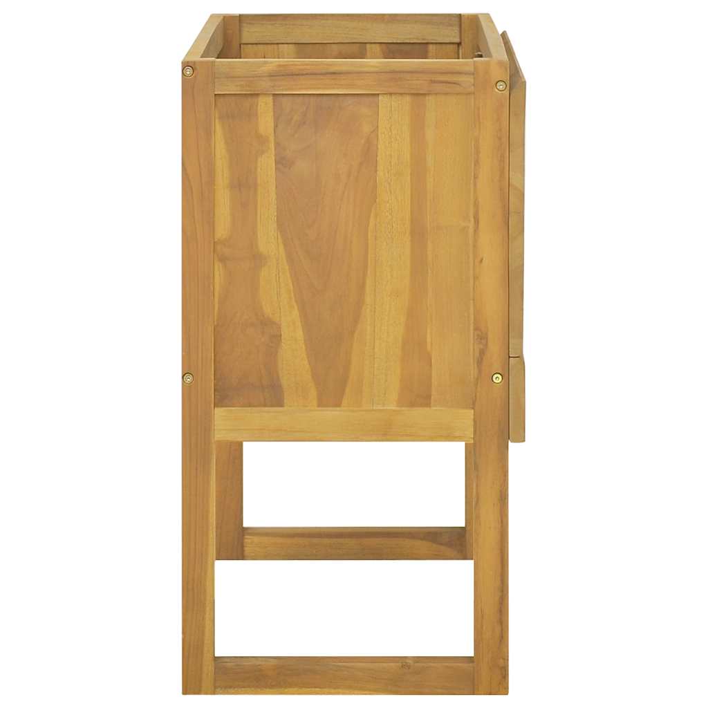 Armoire de salle de bain 90x40x75,5 cm bois de teck solide - XIOS
