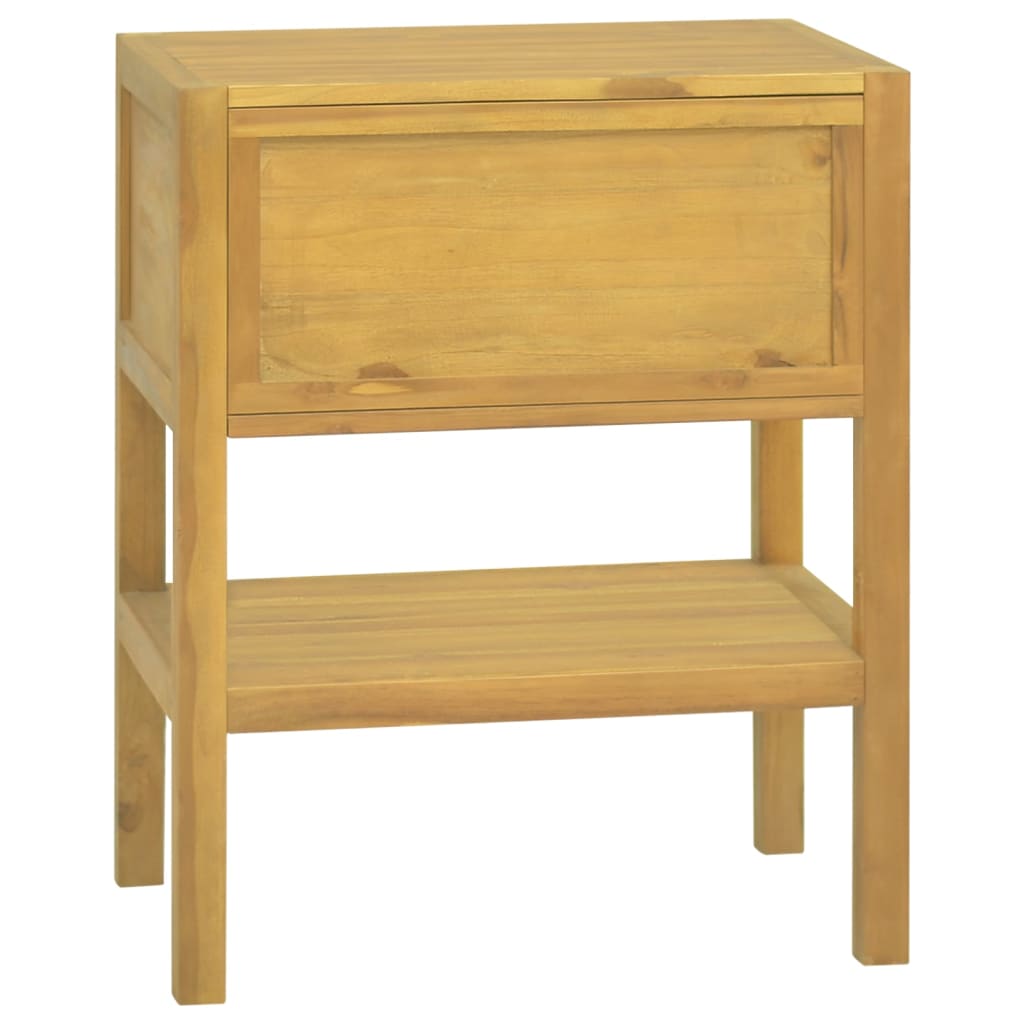 Armoire de salle de bain 60x40x75 cm Bois de teck solide - XIOS