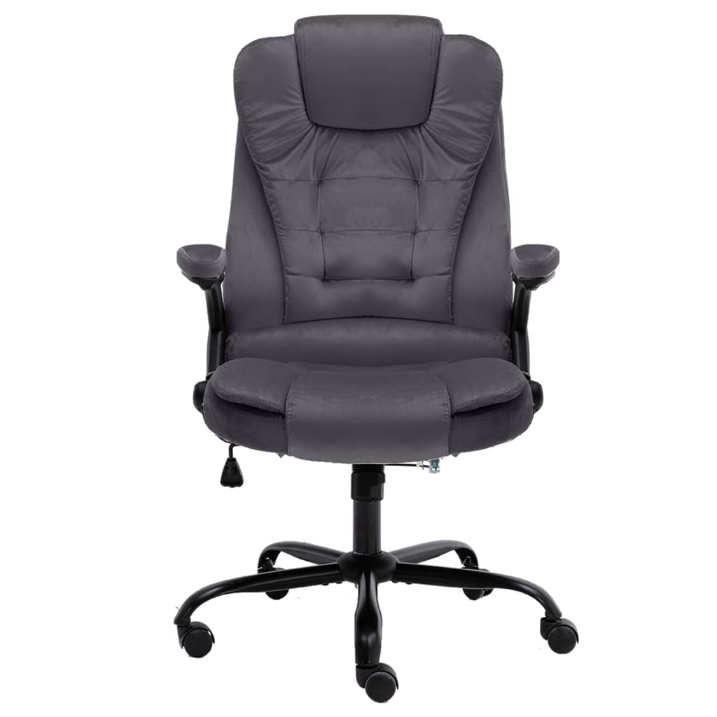 Chaise de bureau Gris foncé Velours - XIOS