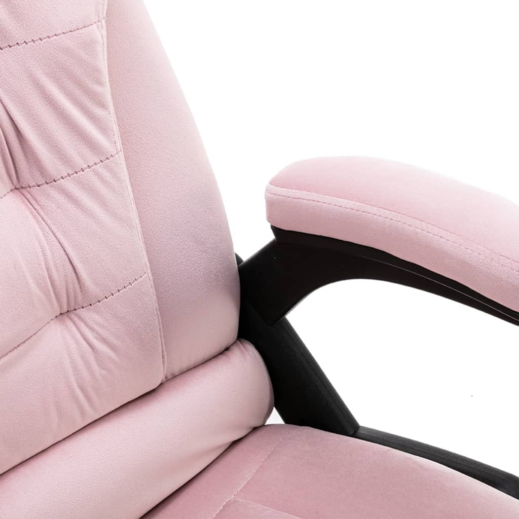 Chaise de bureau Rose Velours - XIOS
