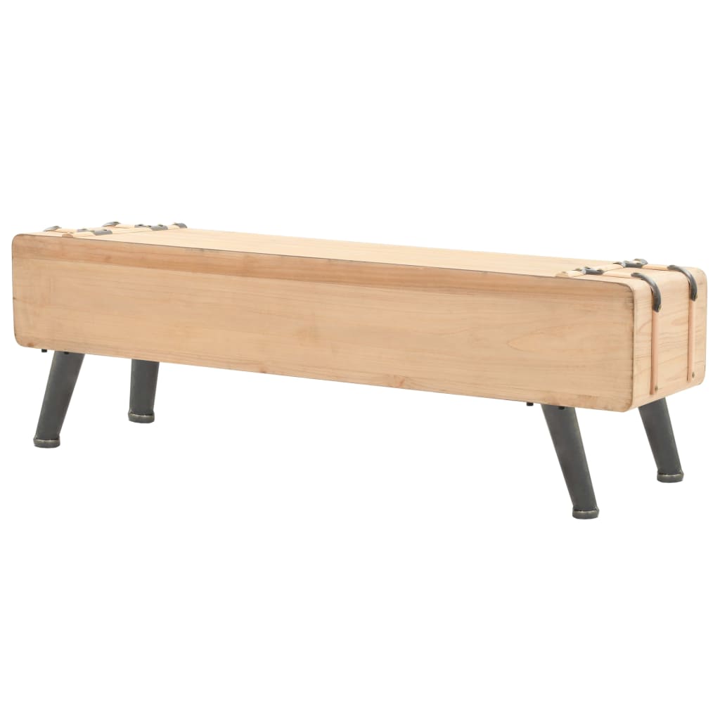 Meuble TV 110x33x35 cm Bois de sapin massif - XIOS