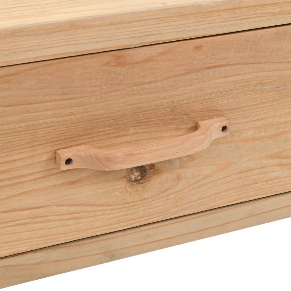 Meuble TV 110x33x35 cm Bois de sapin massif - XIOS