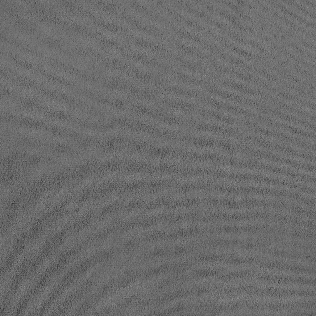 Chaises à manger lot de 6 gris clair velours - XIOS