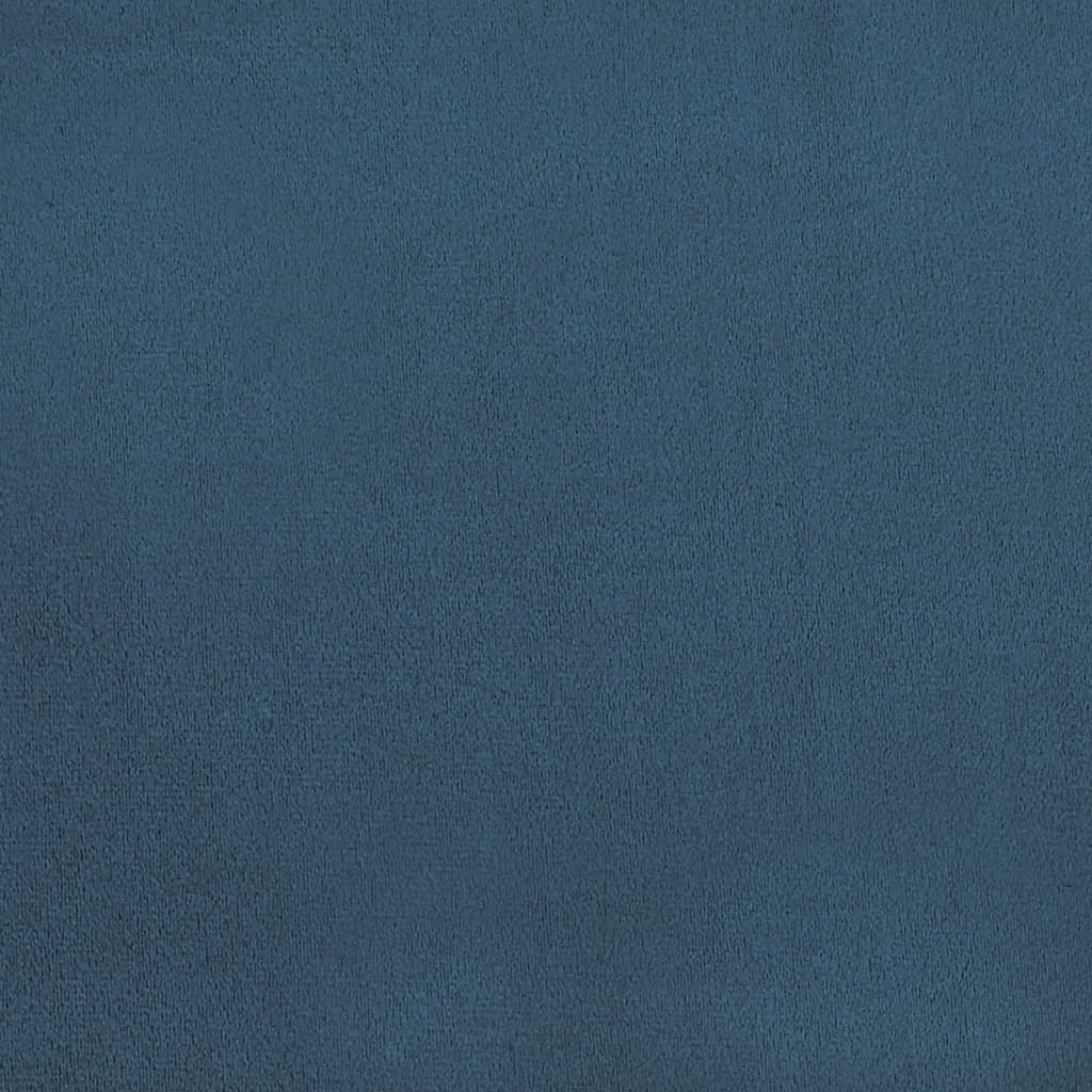 Chaises à manger lot de 6 bleu velours - XIOS