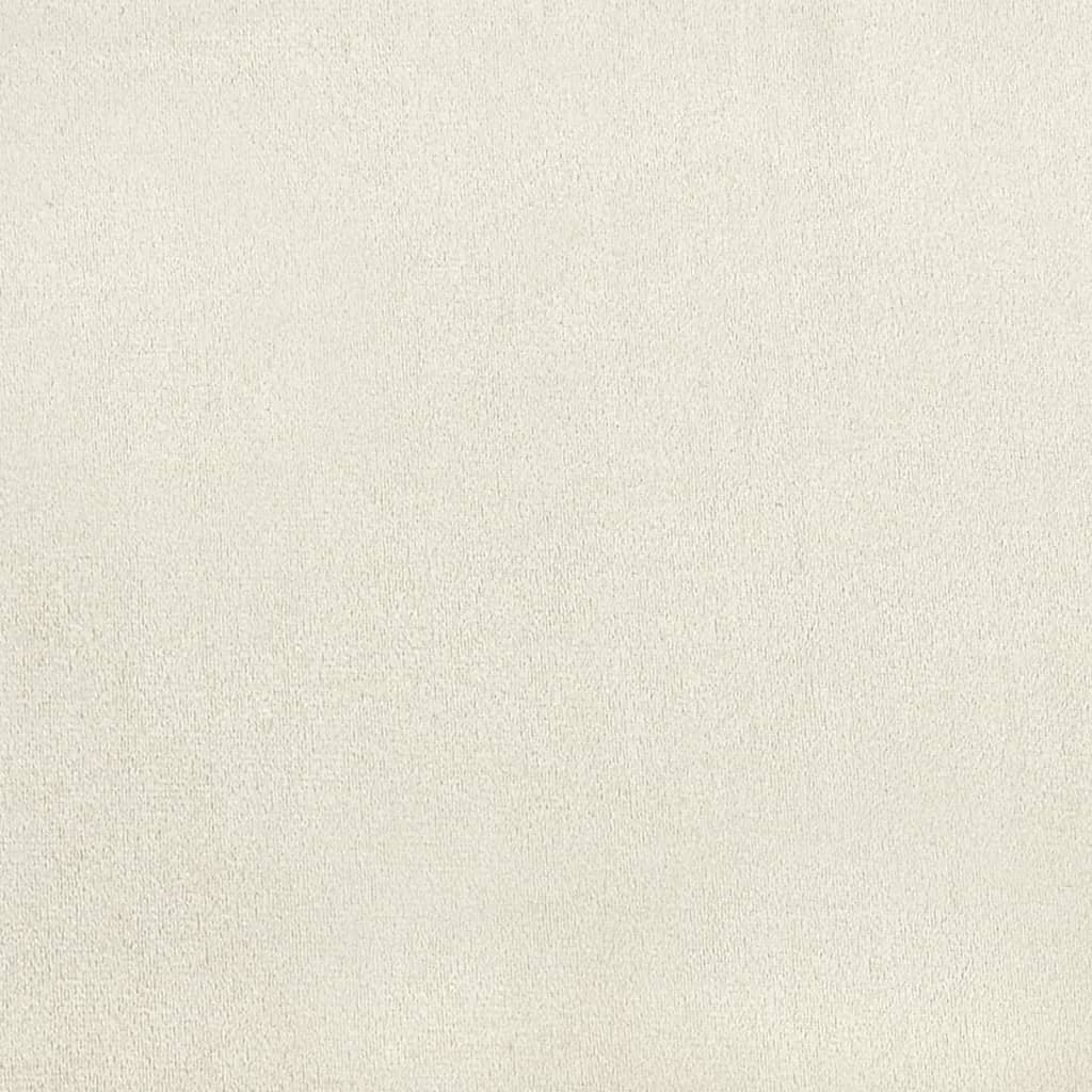 Chaises à manger lot de 6 blanc crème velours - XIOS