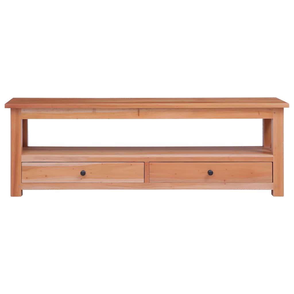 Meuble TV 115x30x40 cm Bois d'acajou massif - XIOS