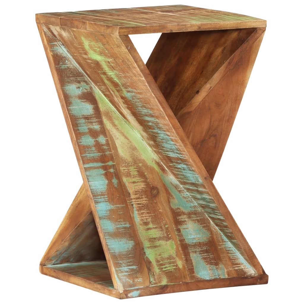 Table d'appoint 35x35x55 cm Bois massif de récupération - XIOS