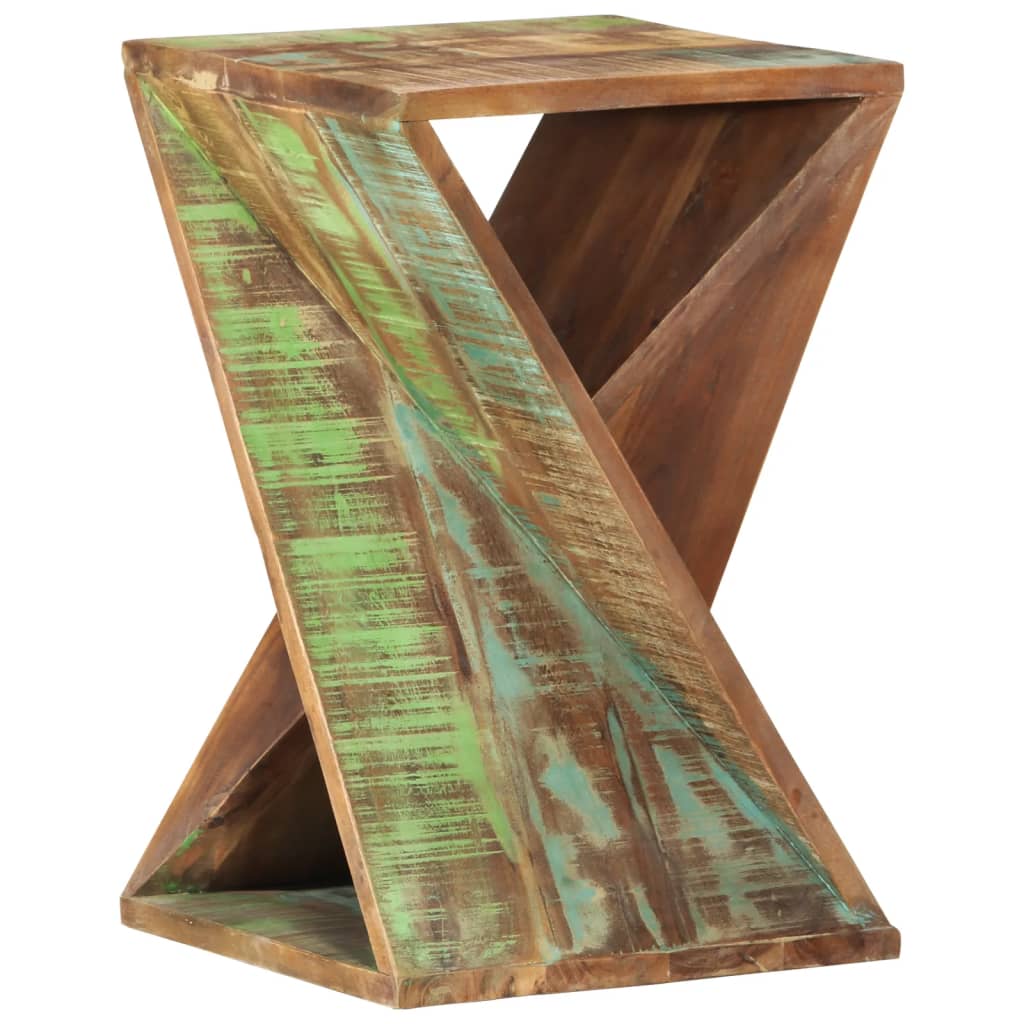 Table d'appoint 35x35x55 cm Bois massif de récupération - XIOS