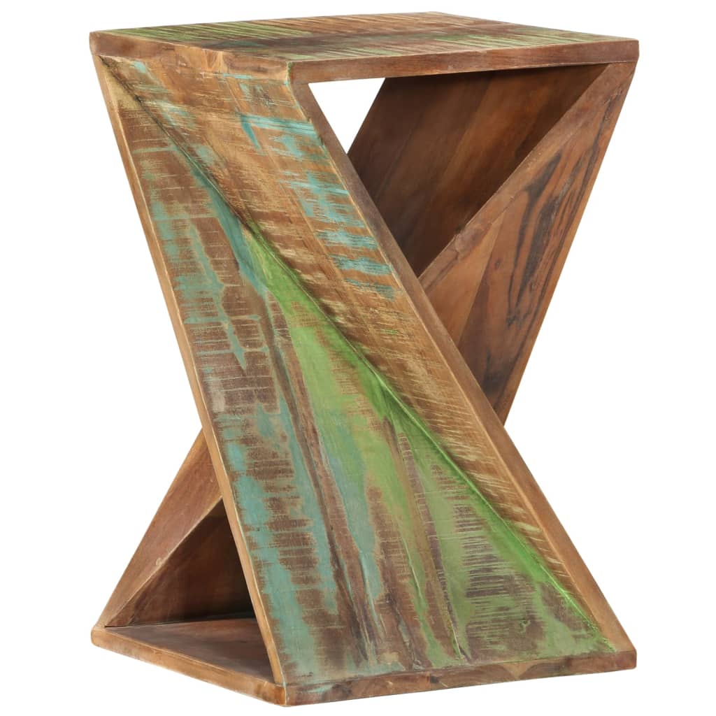 Table d'appoint 35x35x55 cm Bois massif de récupération - XIOS