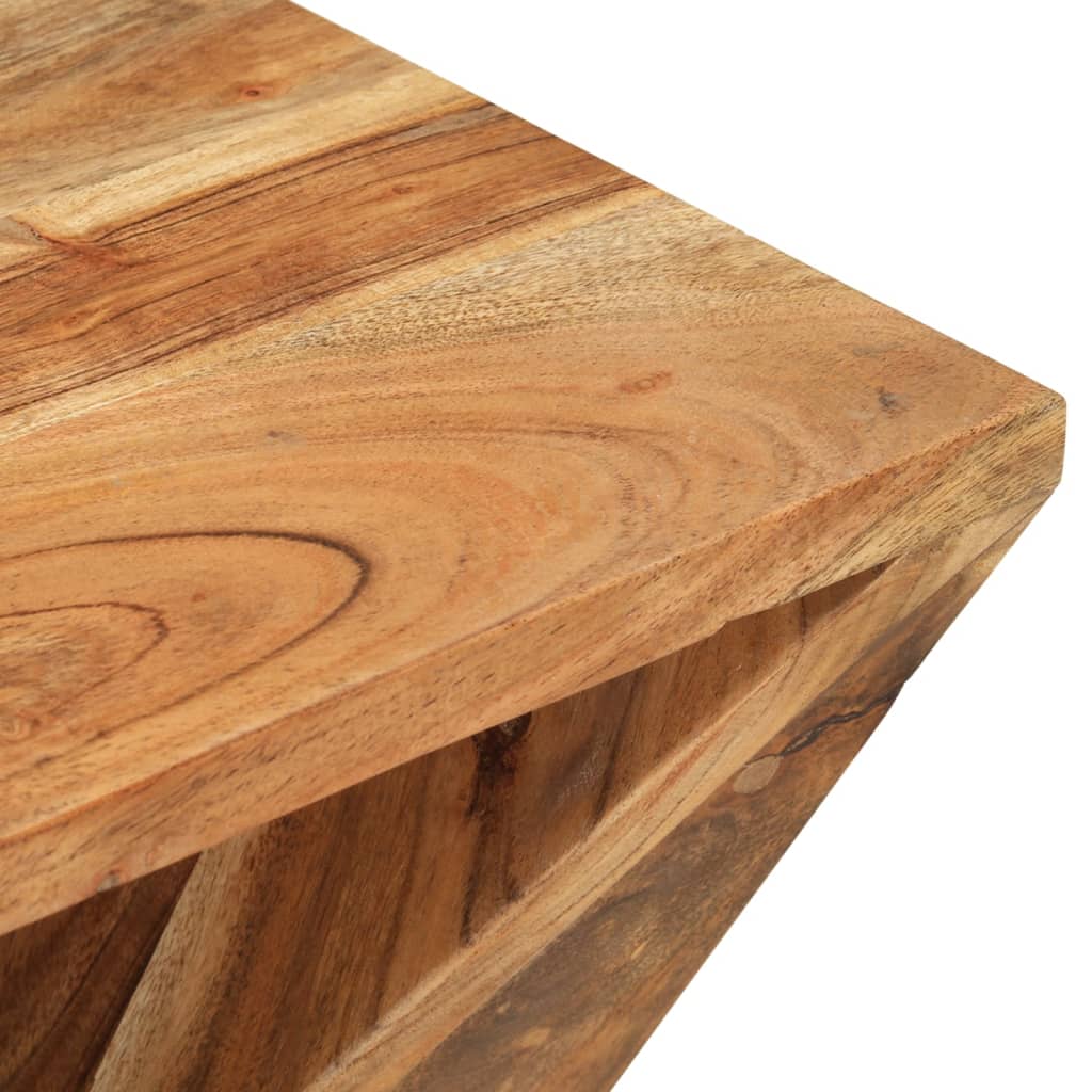 Table d'appoint 35x35x55 cm Bois massif d'acacia - XIOS