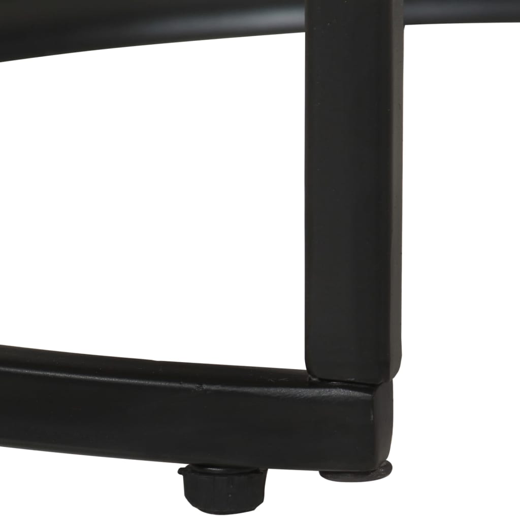 Tables gigognes 2 pcs Bois de manguier brut - XIOS