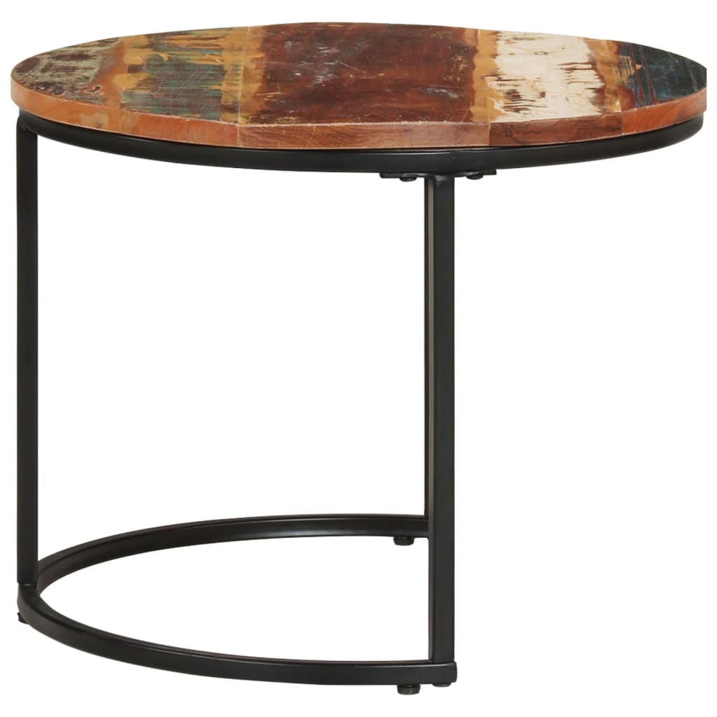 Tables gigognes 3 pcs Bois de récupération massif - XIOS