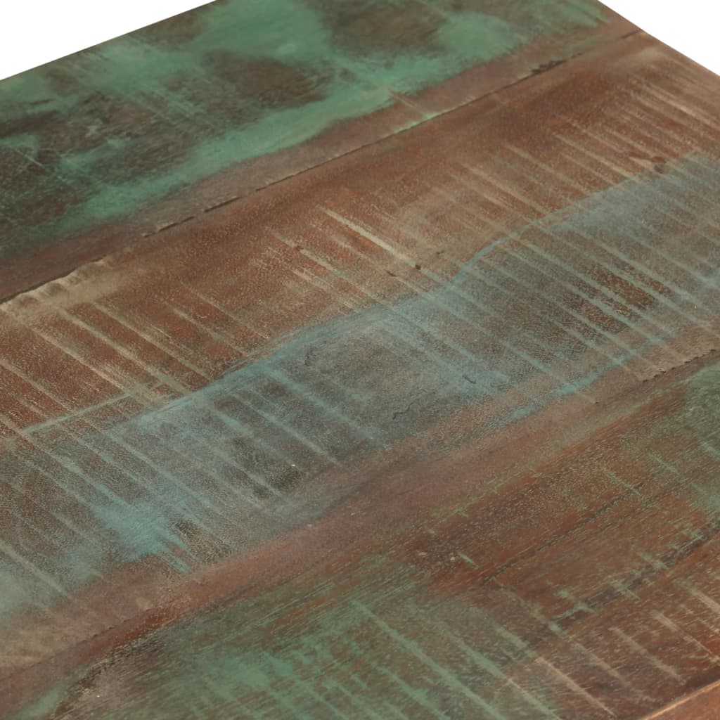 Table d'appoint avec roulettes 40x40x42 cm Bois de récupération - XIOS