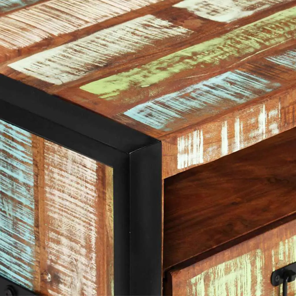 Table basse 100x50x41 cm Bois de récupération massif - XIOS