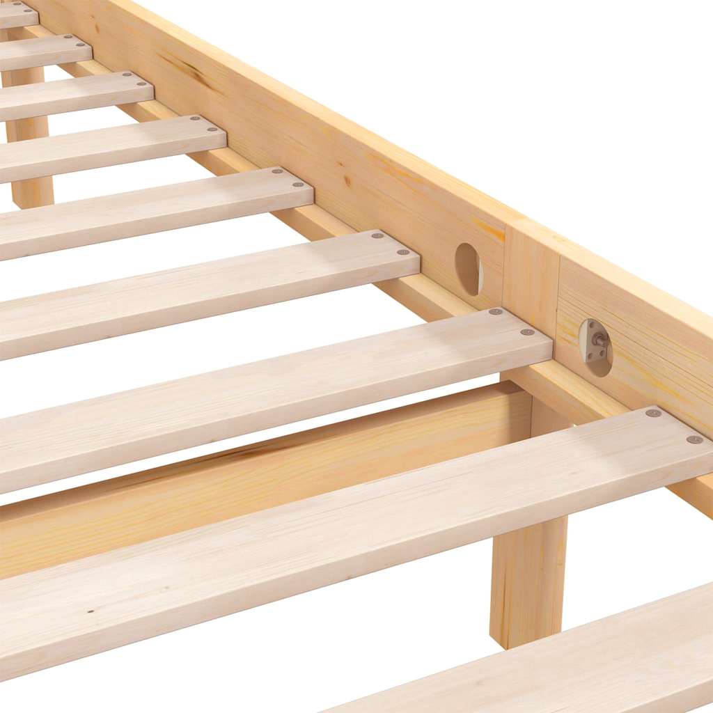 Cadre de lit sans matelas bois massif - XIOS