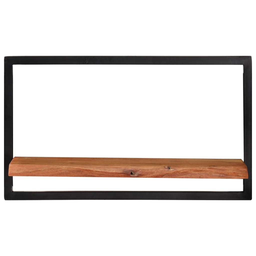 Étagères murales 2 pcs 60x25x35 cm Bois d'acacia et acier - XIOS