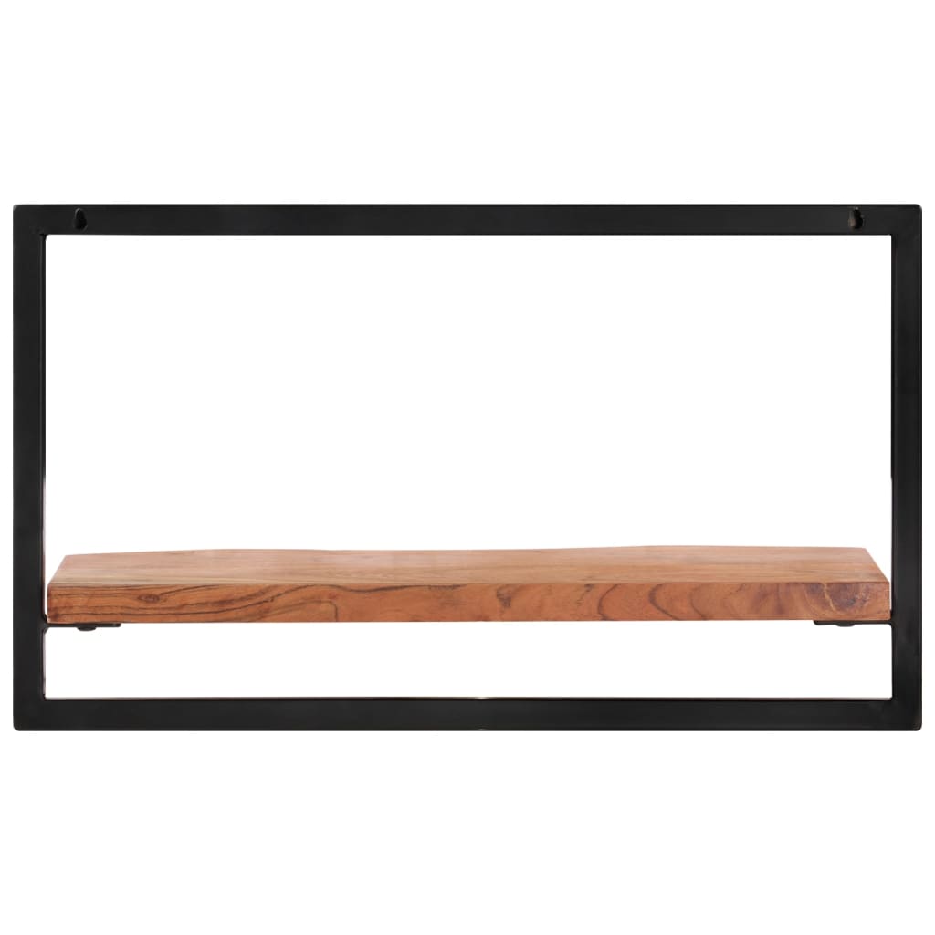 Étagères murales 2 pcs 60x25x35 cm Bois d'acacia et acier - XIOS