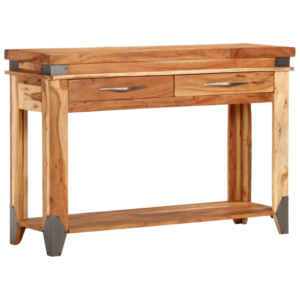 Table console 110x34x74 cm Bois d'acacia massif - XIOS