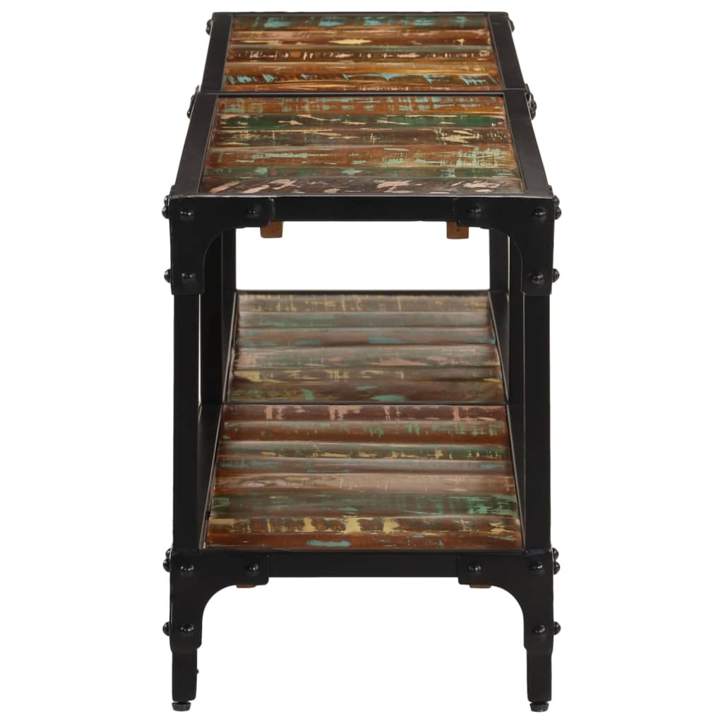 Meuble TV 150x30x41 cm bois massif de récupération - XIOS