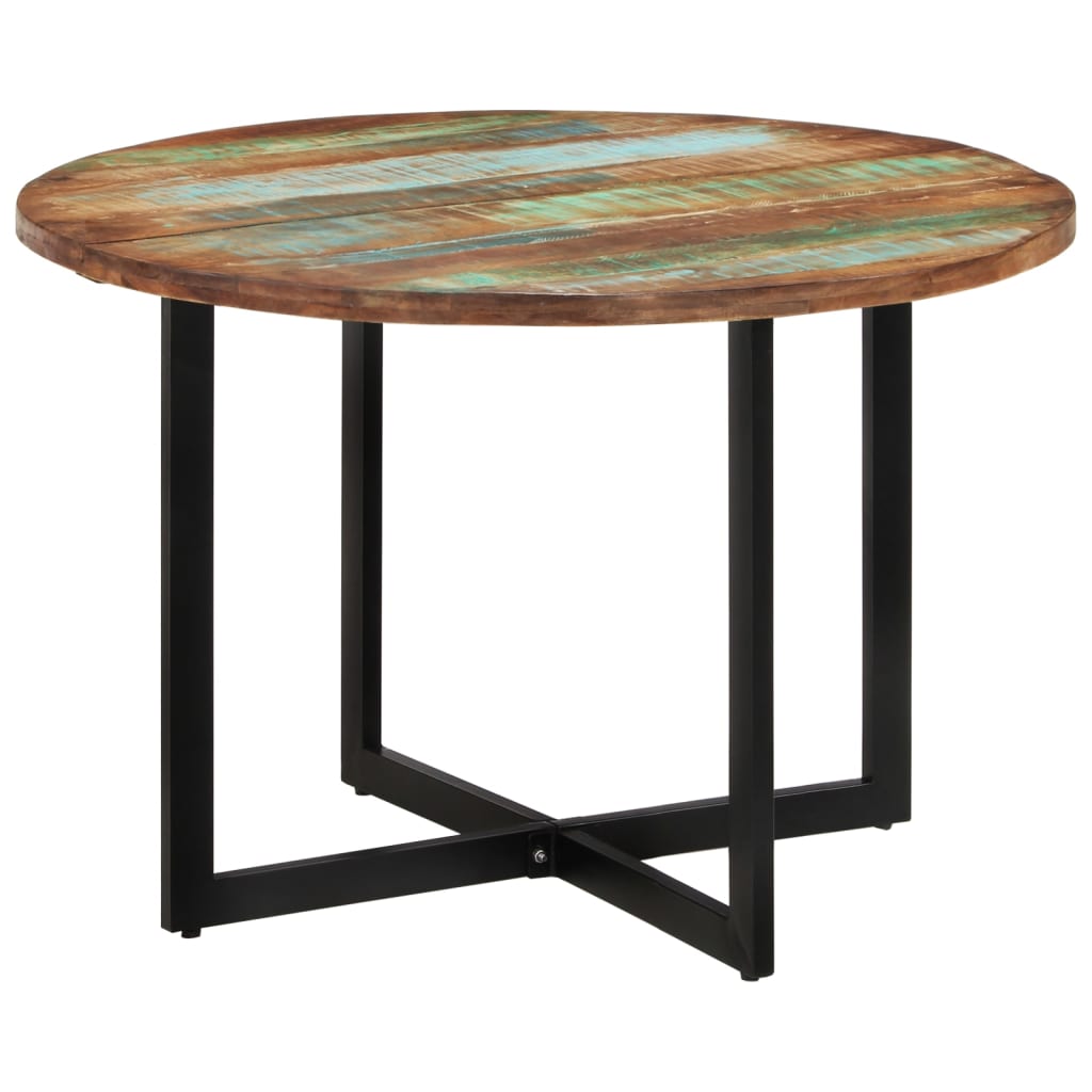 Table à manger 110x75 cm Bois massif de récupération - XIOS