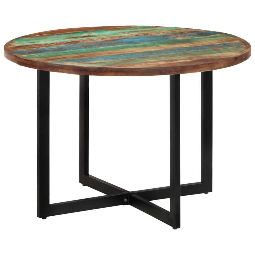 Table à manger 110x75 cm Bois massif de récupération - XIOS
