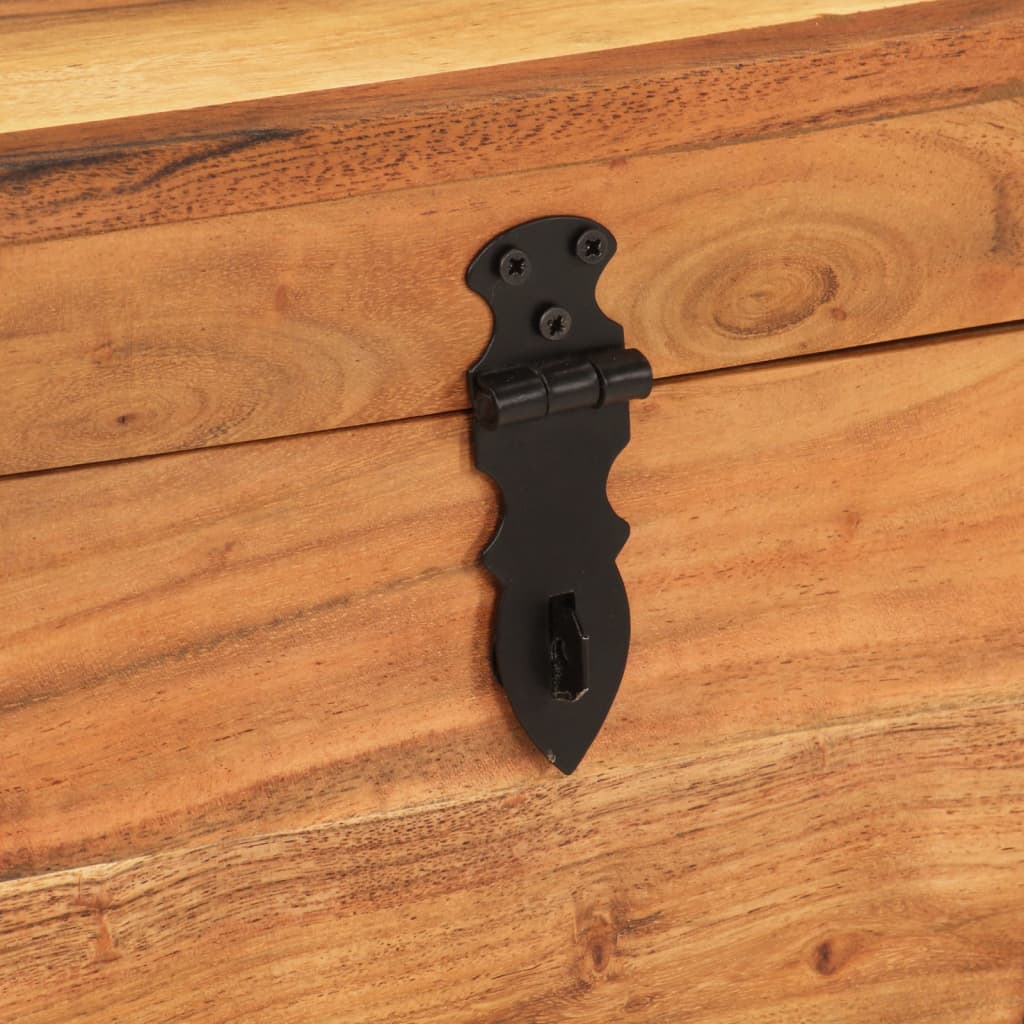 Boîte de rangement 39x28x31 cm Bois massif d'acacia - XIOS