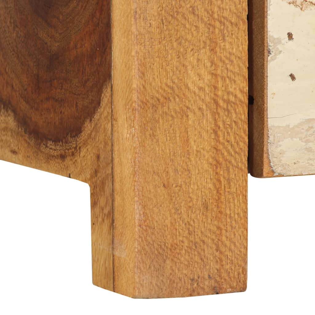 Meuble TV 110x30x40 cm Bois de récupération massif - XIOS