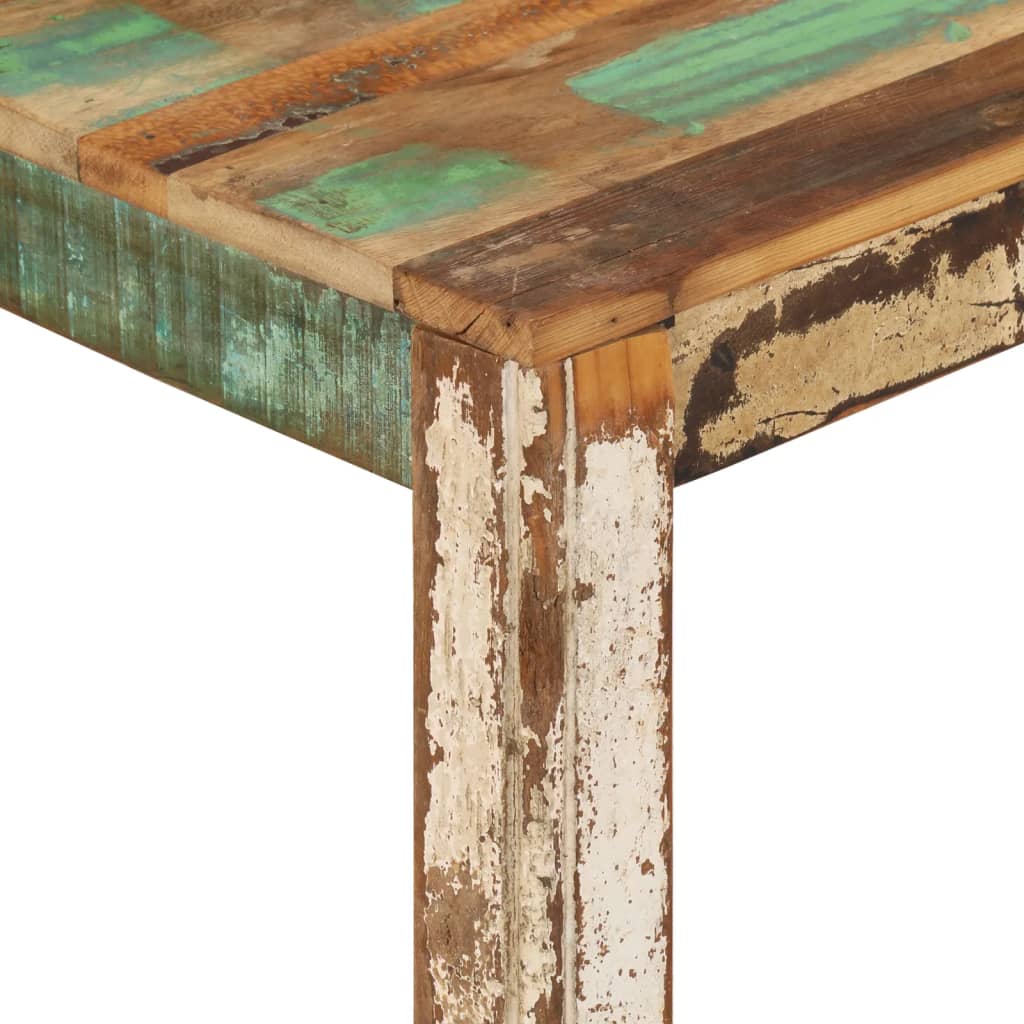 Table basse 80x80x40 cm Bois de récupération massif - XIOS