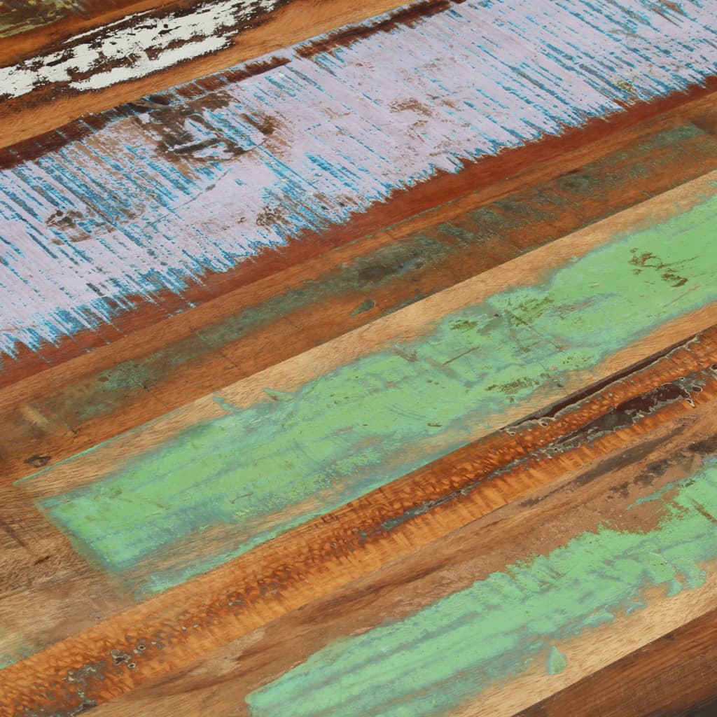 Table basse 80x80x40 cm Bois de récupération massif - XIOS