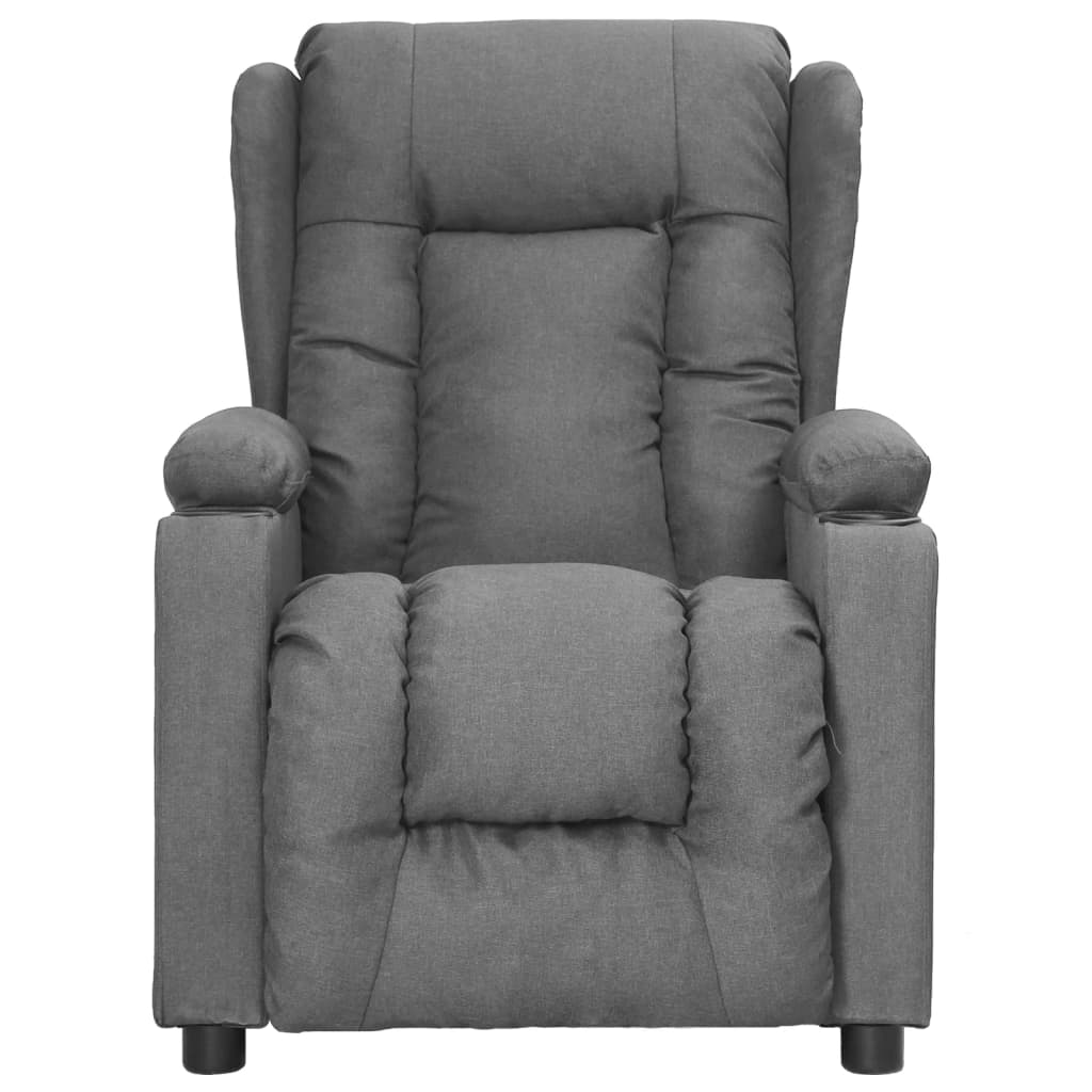 Fauteuil inclinable Gris clair Tissu - XIOS