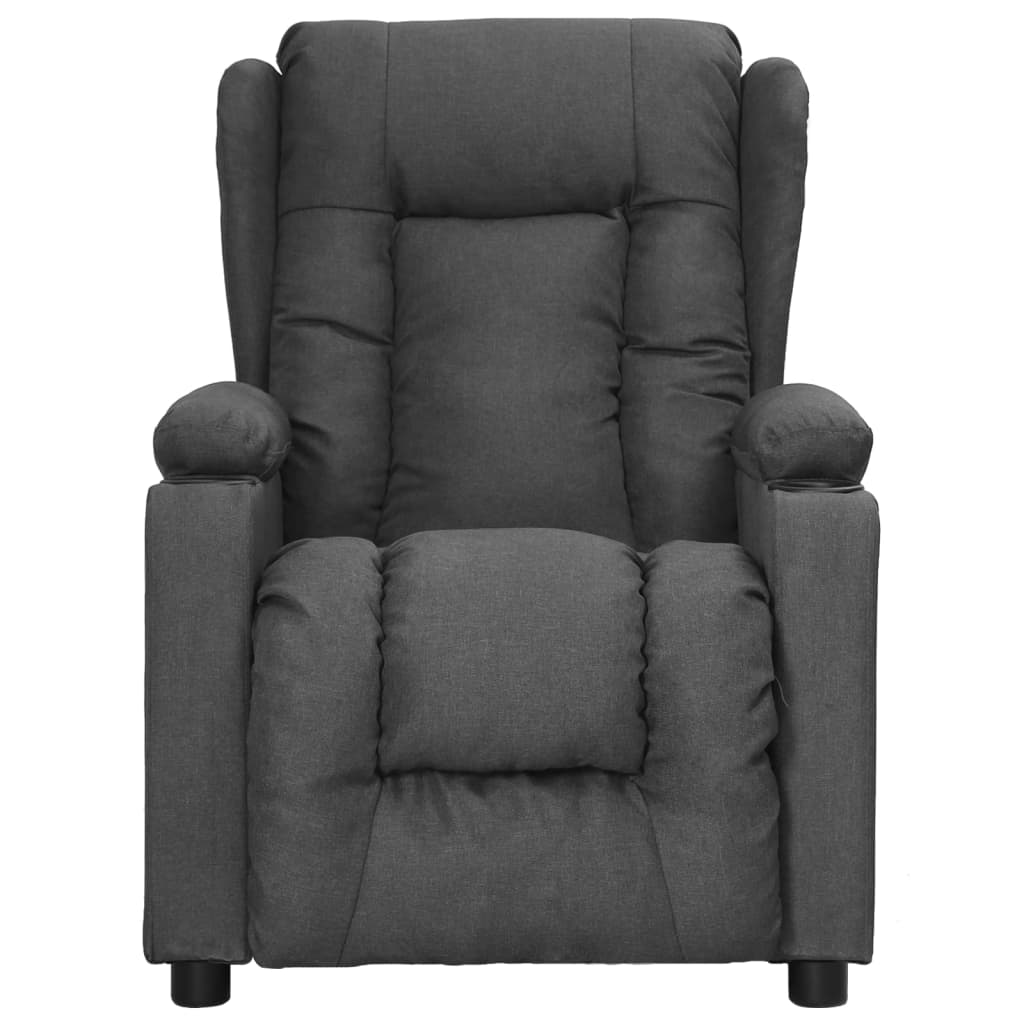 Fauteuil inclinable Gris foncé Tissu - XIOS