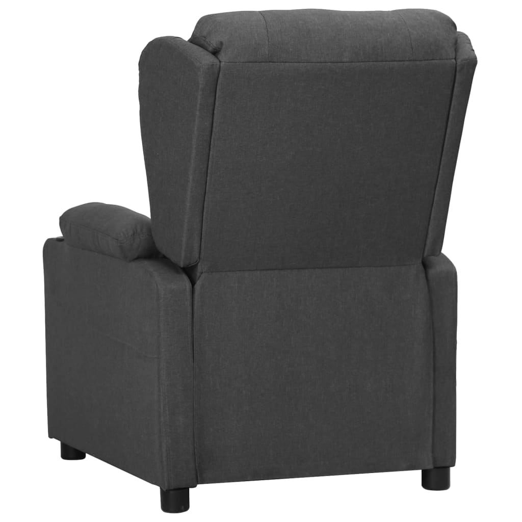 Fauteuil inclinable Gris foncé Tissu - XIOS
