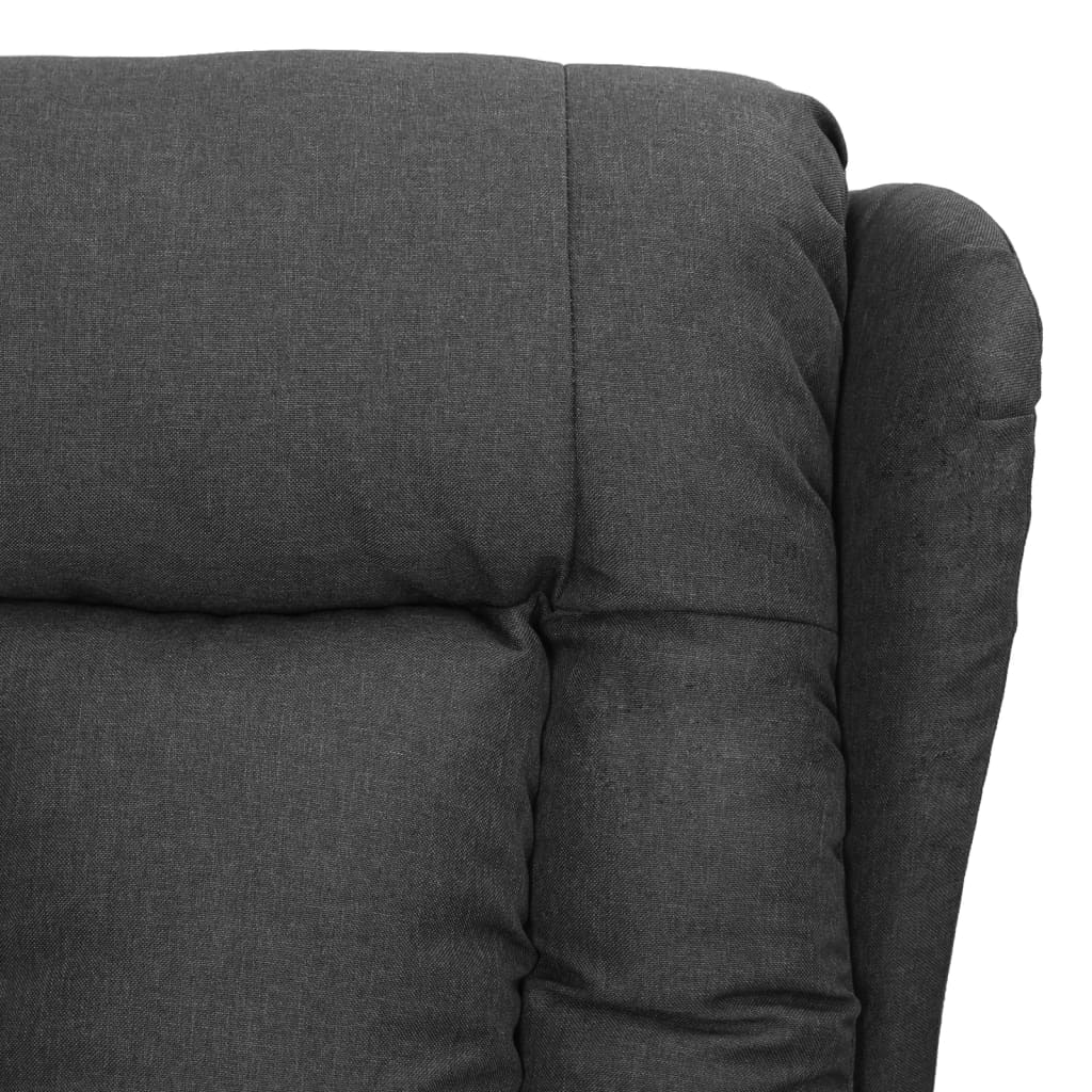 Fauteuil inclinable Gris foncé Tissu - XIOS