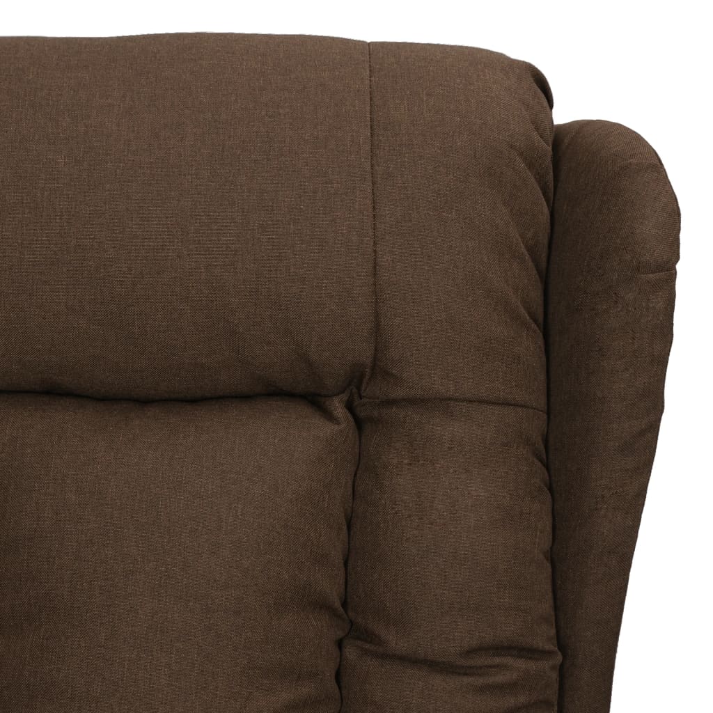 Fauteuil inclinable Marron Tissu - XIOS