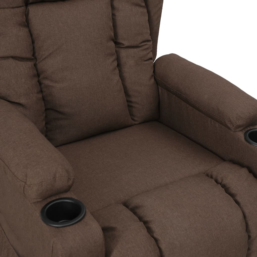 Fauteuil inclinable Taupe Tissu - XIOS