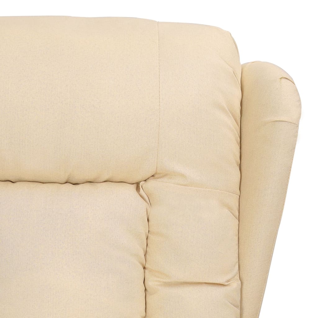 Fauteuil inclinable Crème Tissu - XIOS
