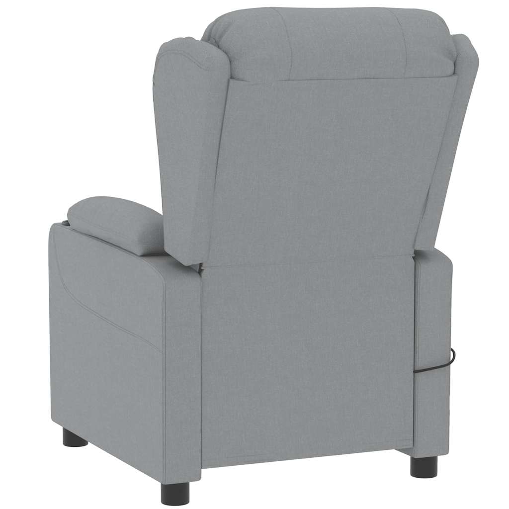 Fauteuil de massage Gris clair Tissu - XIOS