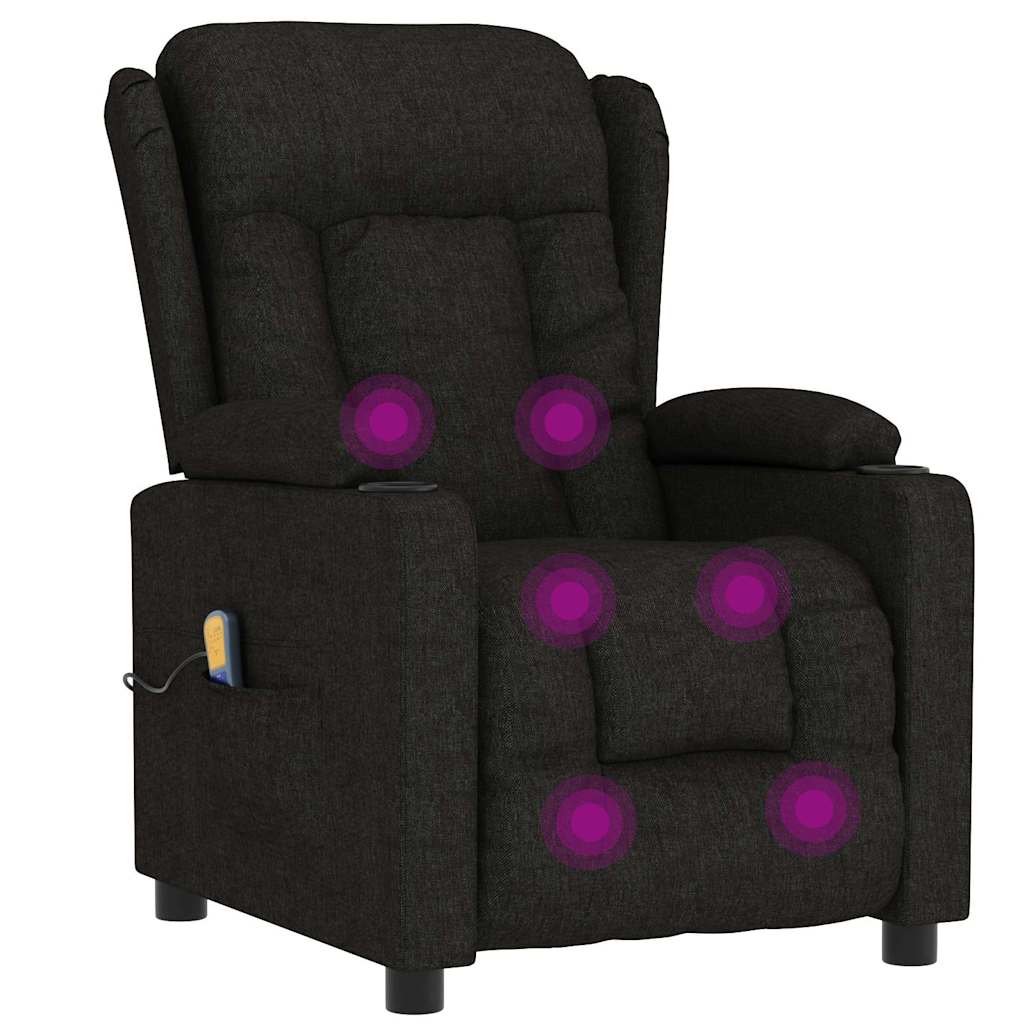 Fauteuil de massage Noir Tissu - XIOS