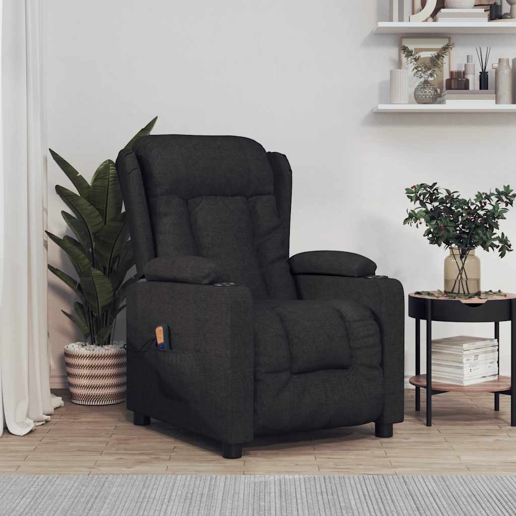 Fauteuil de massage Noir Tissu - XIOS