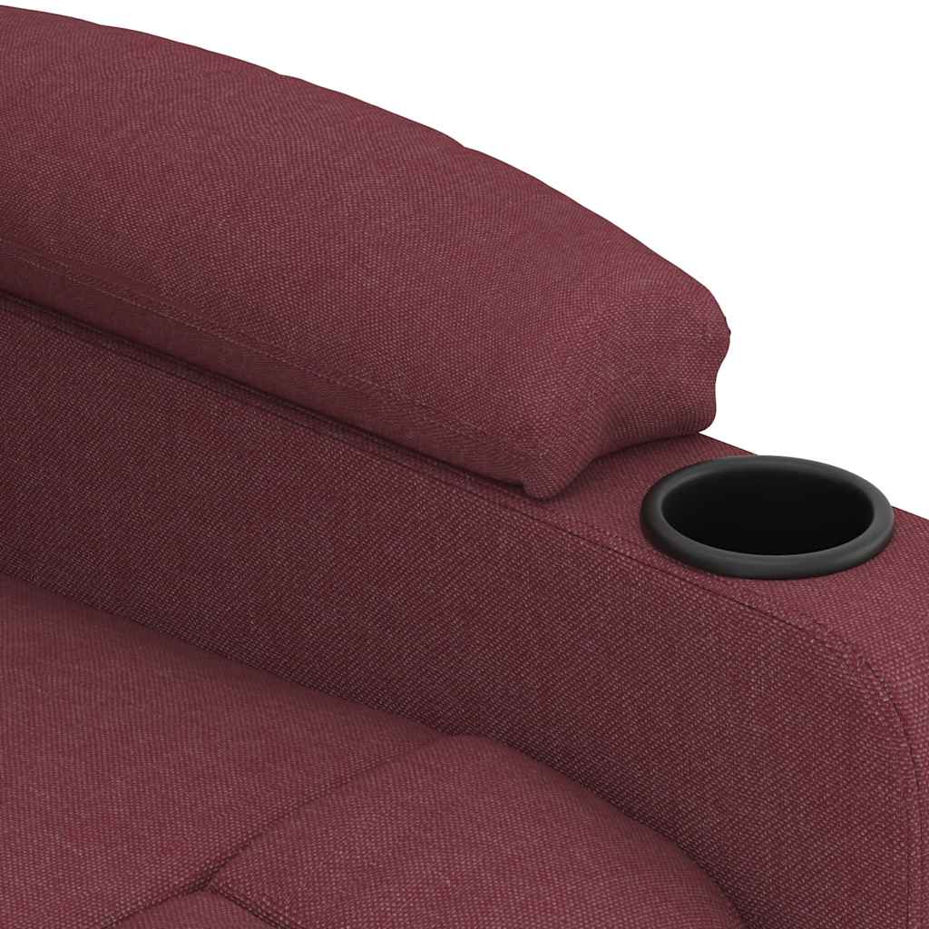 Fauteuil de massage Rouge bordeaux Tissu