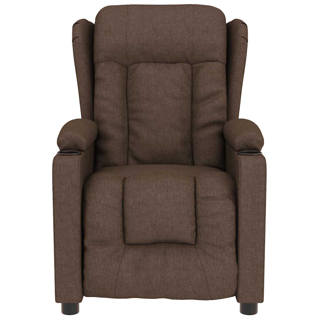 Fauteuil de massage Marron Tissu
