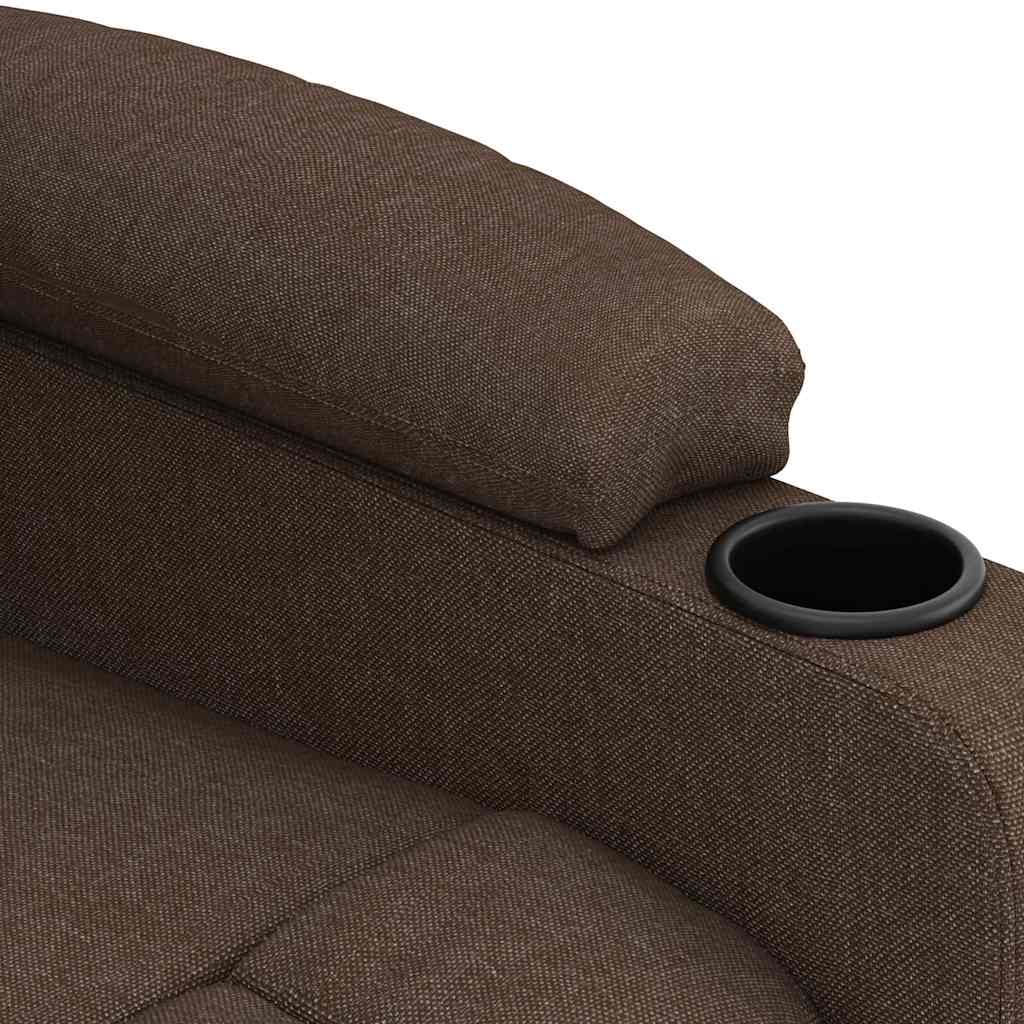 Fauteuil de massage Marron Tissu