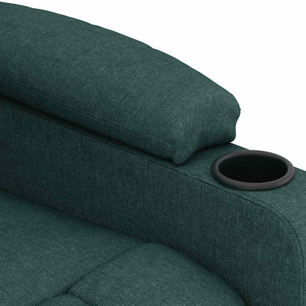 Fauteuil de massage Vert foncé Tissu - XIOS